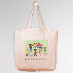 Bolsa de lino Personalizada...